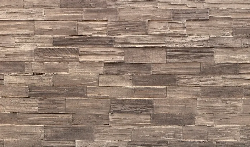 faux bois mural