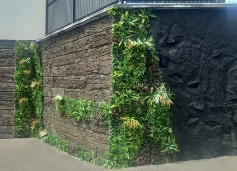 soubassement mur extérieur