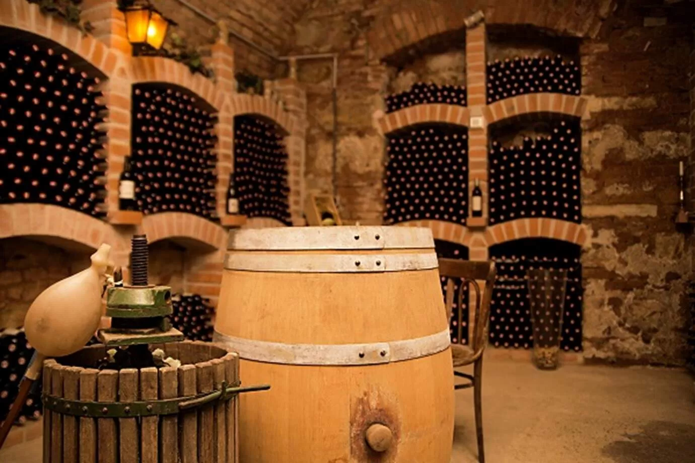 Habillage pour les caves à vin