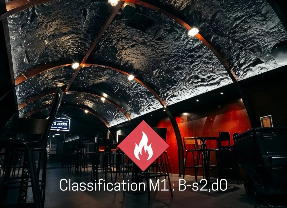 Classement au feu des panneaux décoratifs