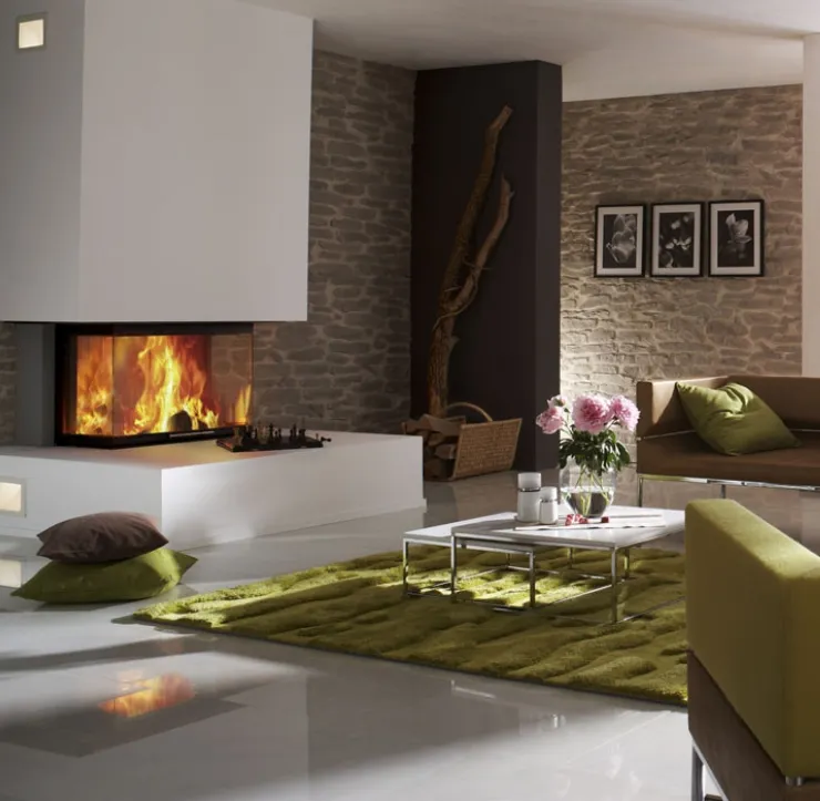 Un parement en pierre Lajas pour une ambiance moderne