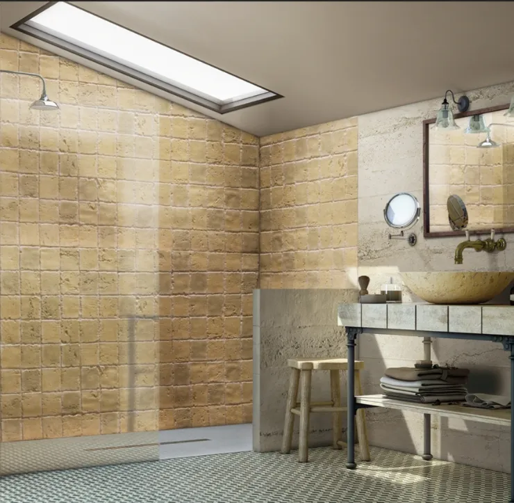 Salle de bain pierre Mosaïco