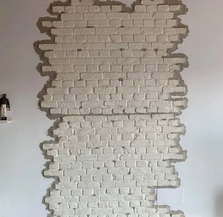 brique murale pour poêle