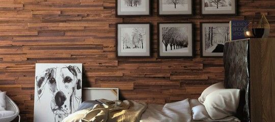 mur en bois décoratif